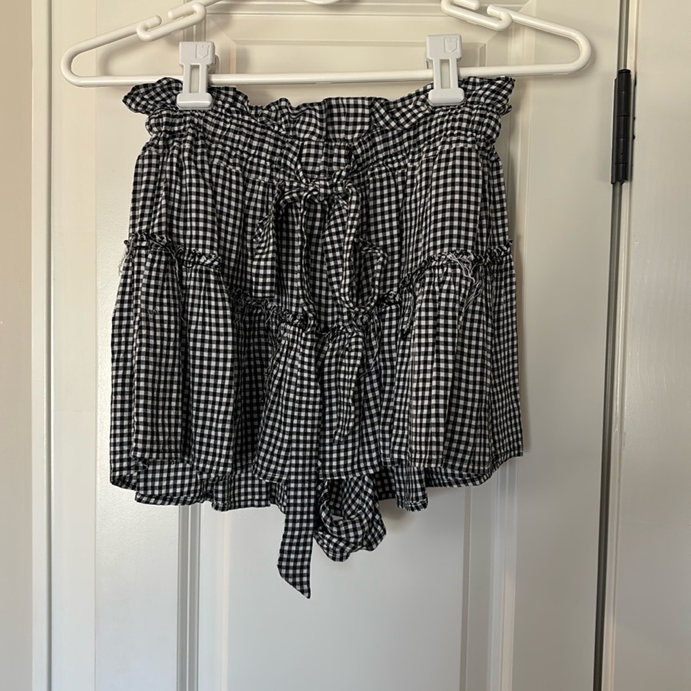 Grey Bandit gingham shorts